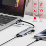 Unitek USB-C Hub 3xUSBA SD/Micro SD Card Reader