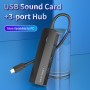 Vention HUB USB-C 3-Port with Sound Card