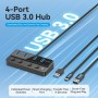 Vention HUB USB-C 4 x USB3.0 with Power Switches