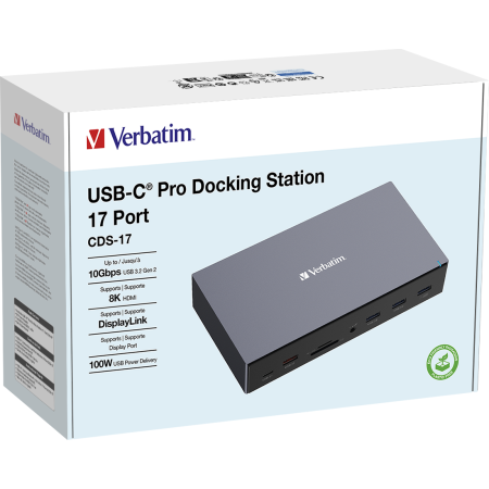 Verbatim 17-Port USB-C Docking Station