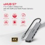 Unitek USB-C Hub USB3.0 HDMI/SD/PD100W H1118A