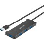 Unitek USB-A Hub USB3.0 4-Port & Power Port Y-3145