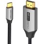 Vention USB-C to HDMI Cable 4K60Hz, 1.0m Braided