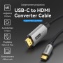 Vention USB-C to HDMI Cable 4K60Hz, 1.0m Braided