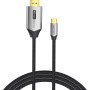 Vention USB-C to HDMI Cable 4K60Hz, 1.0m Braided