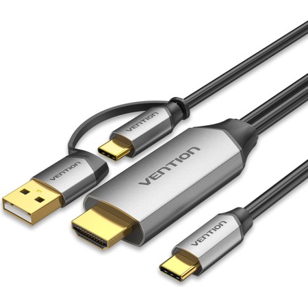 Vention USB-C to HDMI Cable + Power 2.0m