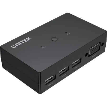 Unitek VGA KVM Switch 2In1Out with USB Hub