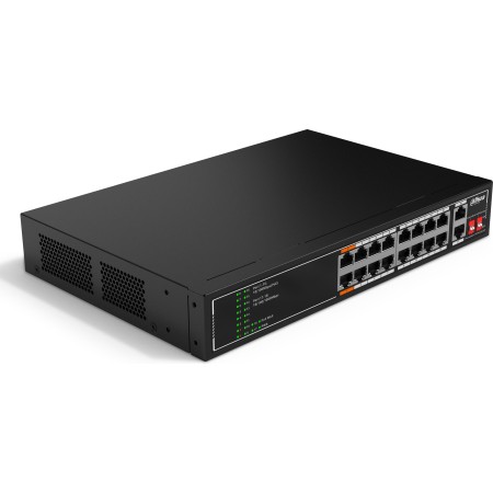 Dahua PoE Switch 16port+2GUP 135W