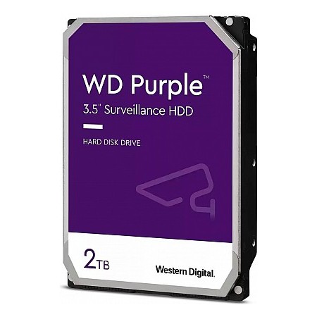 Western Digital PURPLE 3.5'' DVR HDD 2TB 64MB WD23PURZ