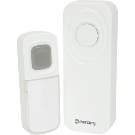 Mercury Waterproof Doorbell with Portable Chime