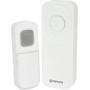 Mercury Waterproof Doorbell with Portable Chime