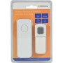 Mercury Waterproof Doorbell with Portable Chime