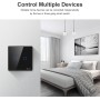 Sonoff T3 UK 2C WiFi Smart Switch Black