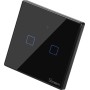 Sonoff T3 UK 2C WiFi Smart Switch Black