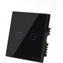 Sonoff T3 UK 2C WiFi Smart Switch Black