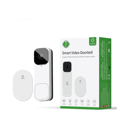 WOOX Video Doorbell & Chime 3MP R4331 White