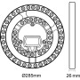 GBC HeyRing Circolina LED CCT Smart Lamp Replacement