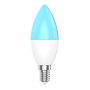 WOOX R9075 E14 5W Wi-Fi Smart LED Bulb RGB & CCT