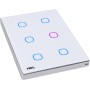 HDL iTouch Series Panel, 6 Buttons, White US