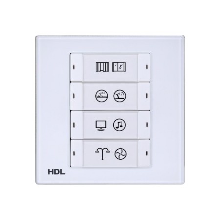 HDL Smart iFlex Series Panel - 4 Buttons