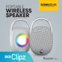 SonicGear SonicGo! Clipz Portable Bluetooth Speaker Red