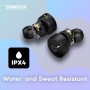 SonicGear HYPERBASS TWS 7 Dual Driver Earphones Black