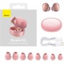 Baseus Headphones In Ear TWS Bowie E2 Pink