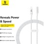 Baseus Lightning to USB-C 20W Cable White