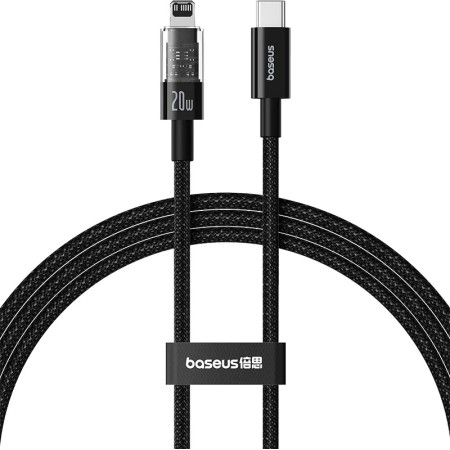 Baseus 20W Lightning to USB-C Cable Black