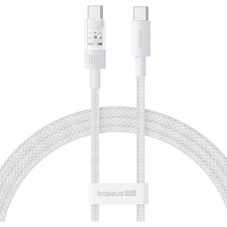 Baseus Cable 100W USB-C, 2.0m White