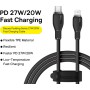 Baseus Cable Lightning to USB-C 20W 1.2m Black