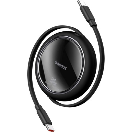 Baseus 100W Retractable USB-C Cable Black