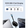 Baseus 100W Retractable USB-C Cable Black