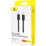 Baseus 100W USB-C Cable - 2m Black