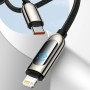 Baseus Cable Lightning to USB-C 20W Black