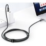 Baseus USB-C PD100W Cable with Display - Black