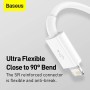 Baseus 3-in-1 Charging Cable 1.5m White