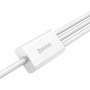 Baseus 3-in-1 Charging Cable 1.5m White