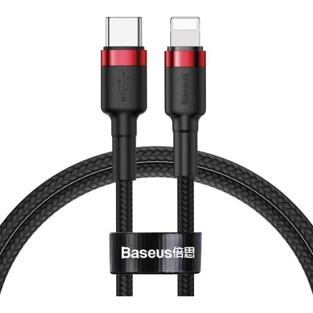 Baseus Cafule Type-C to Lightning Cable 1m Red