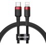 Baseus Cafule Type-C to Lightning Cable 1m Red