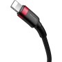 Baseus Cafule Type-C to Lightning Cable 1m Red