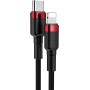 Baseus Cafule Type-C to Lightning Cable 1m Red