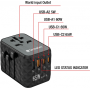 Verbatim Travel Adapter with GaN III, 65W, 5 Ports