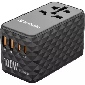 Verbatim Charger Travel Adapter GaN III 100W