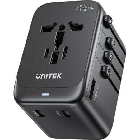 Unitek Charge Wall 65W Travel Adapter Black