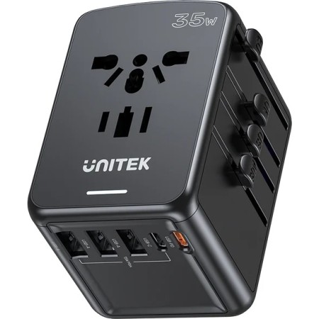 Unitek 35W Travel Adapter Black