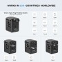 Unitek 35W Travel Adapter Black