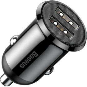 Baseus Car Charger 4.8A GRAIN Pro Black