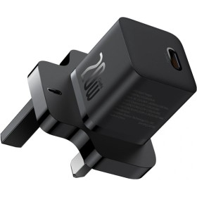 Baseus Charger 20W USB-C UK MINI GaN5 Black