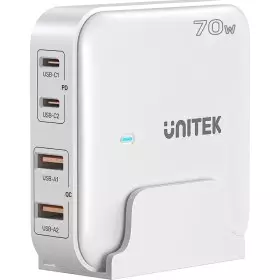 Unitek 70W 4in1 GaN Charger in White